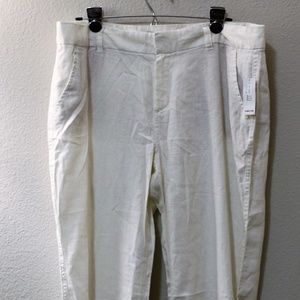 Sweetheart White Linen Pants